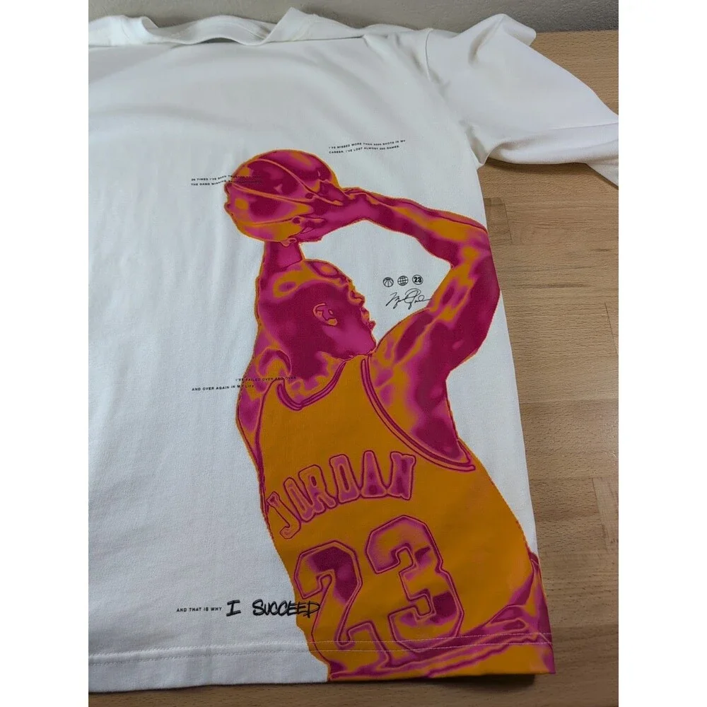 Air Jordan Small White Jumpman Essentials Statement 85 Heat Map Graphic Shirt